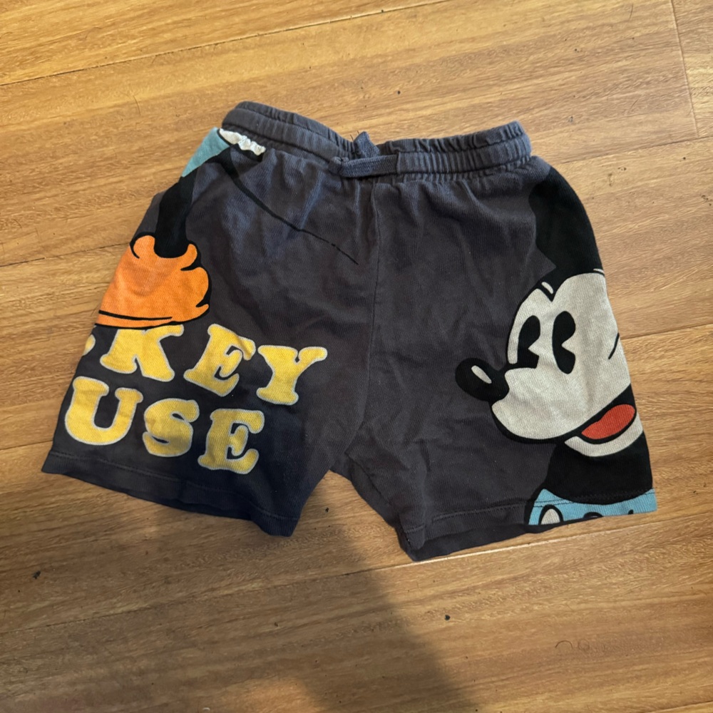 Zara Mickey Shorts